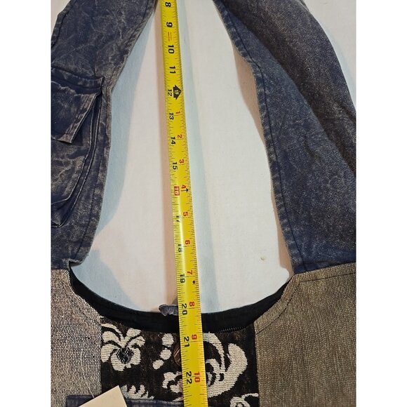 Kathmandu Imports Nepal large shoulder bag hippie boho festival butterfly New - Picture 14 of 14